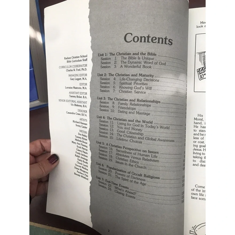 High School Bible Curriculum The Bible and Critical Issues Student Book